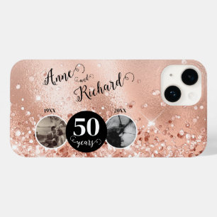 Coque Pour iPhone 14 2 Photo Alors et Maintenant N'IMPORTE QUELLE ANNÉE