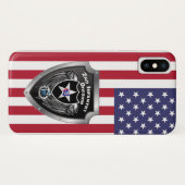 Coques Case-Mate iPhone 2e division d'infanterie "Indianhead Division" (Dos (Horizontal))