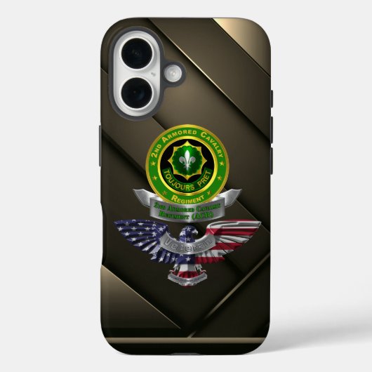 Coques Case-Mate iPhone 2e régiment de cavalerie blindée (Verso)