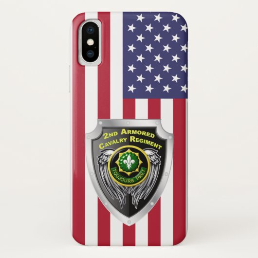 Coques Case-Mate iPhone 2e régiment de cavalerie blindée (Dos)