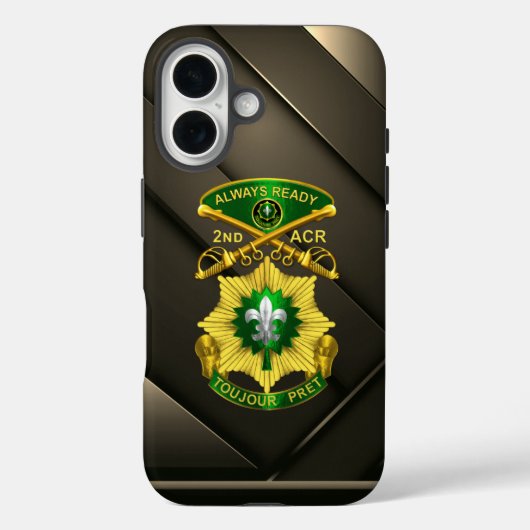 Coques Case-Mate iPhone 2e régiment de cavalerie blindée ACR (Verso)