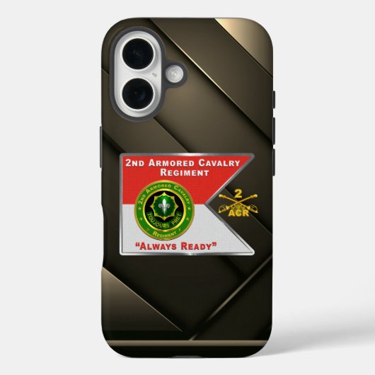 Coques Case-Mate iPhone 2e régiment de cavalerie blindée ACR (Verso)