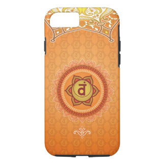 Coque iPhone 7 2ème Chakra (sacré) caisse orange de téléphone de