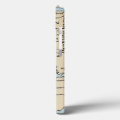 Coques Case-Mate iPhone 2ème siècle de CARTE du MONDE (Verso / Gauche)