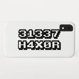 COQUE Case-Mate POUR iPhone 31337 H4X0R