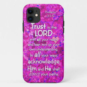Coque iPhone 11 3:5 de proverbes - confiance 6 dans le seigneur