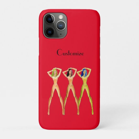 Coques Case-Mate iPhone 3 femmes à long pattes debout Thunder_Cove (Dos)