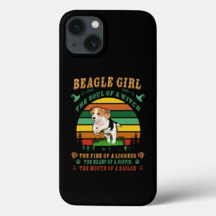 Case-Mate iPhone Case 3 Fille Beagle l'âme le feu le coeur la bouche