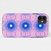 Coques Case-Mate iPhone 3 fleurs bleues (Dos (Horizontal))