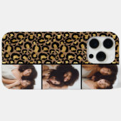 Coques Case-Mate iPhone 3 Photo Brun Et Or Imprimé Léopard (Verso (horizontal))