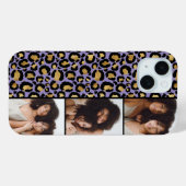 Coques Case-Mate iPhone 3 Photo Imprimé Léopard Violet Et Or (Verso (horizontal))