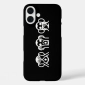 Coques Case-Mate iPhone 3 Singes Sages Emoji (Verso)