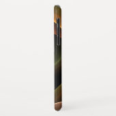 Coques Case-Mate iPhone 3D Spirale Abstraite couleurs chaudes Art fractal  (Dos/Gauche)