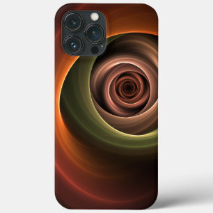 Case-Mate iPhone Case 3D Spirale Abstraite couleurs chaudes Art fractal 