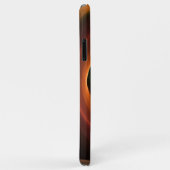 Coques Case-Mate iPhone 3D Spirale Abstraite couleurs chaudes Art fractal  (Dos/Droite)