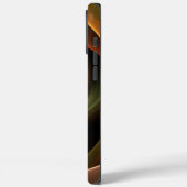 Coques Case-Mate iPhone 3D Spirale Abstraite couleurs chaudes Art fractal (Verso / Gauche)