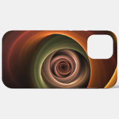 Coques Case-Mate iPhone 3D Spirale Abstraite couleurs chaudes Art fractal  (Verso (horizontal))