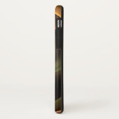 Coques Case-Mate iPhone 3D Spirale Abstraite couleurs chaudes Art fractal  (Dos/Gauche)