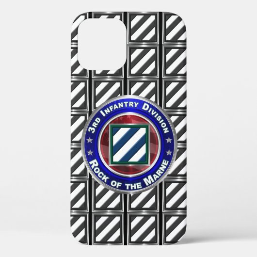 Coques Case-Mate iPhone 3e division d'infanterie « Roc du Marne » (Verso)