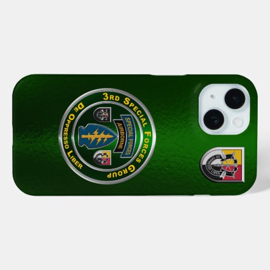 Coques Case-Mate iPhone 3e Groupe des forces spéciales (Verso (horizontal))