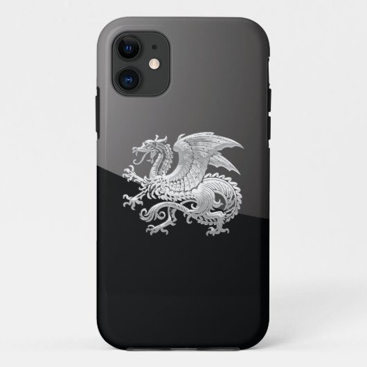 Coques Case-Mate iPhone [400] Dragon islandais, Landvæ ttir [Argent] (Dos)