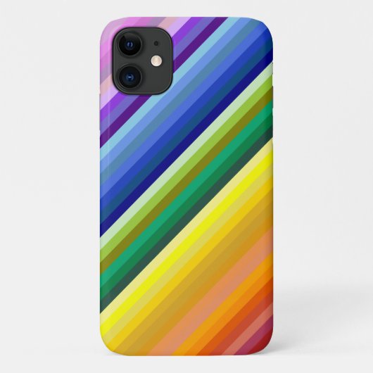 Coques Case-Mate iPhone 42 bandes arc-en-ciel (Dos)