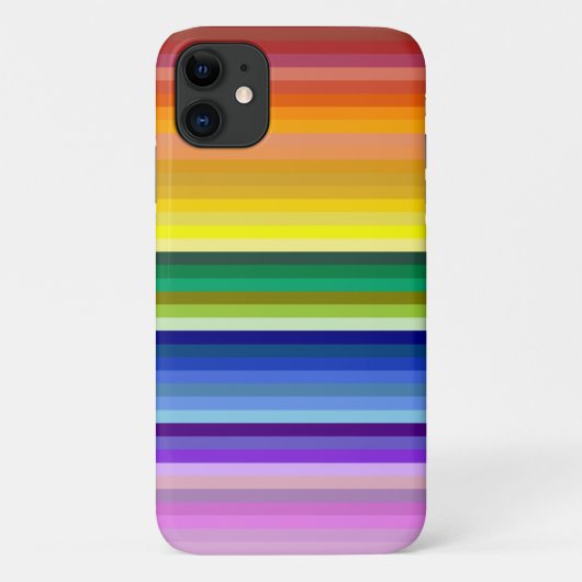 Coques Case-Mate iPhone 42 bandes arc-en-ciel (Dos)
