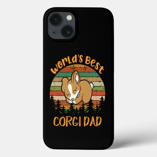 Coques Case-Mate iPhone 44 Meilleur Corgi Papa du monde (Verso)