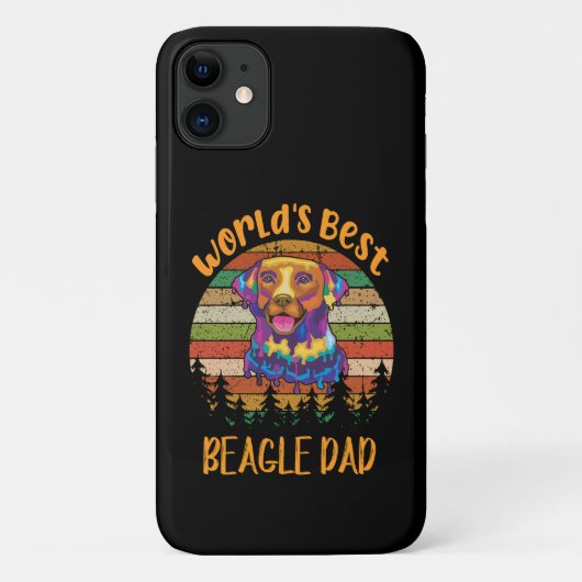 Coques Case-Mate iPhone 44 Meilleur Papa Beagle Du Monde (Dos)