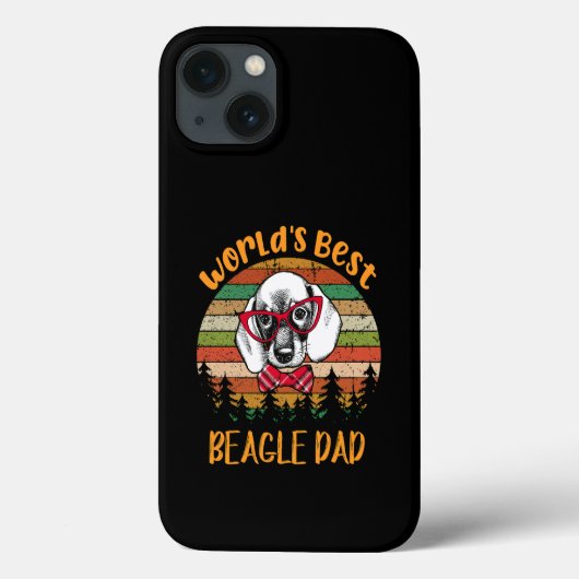 Coques Case-Mate iPhone 48 Meilleur Père Beagle Du Monde (Verso)