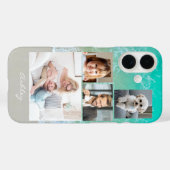 Coques Case-Mate iPhone 4 Photos de famille ou amis, Nom du script, Plage (Verso (horizontal))