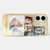 Coques Case-Mate iPhone 4 Photos, Faux Brossé Or Métal, Parties scintillan (Verso (horizontal))