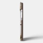 Coques Case-Mate iPhone 4 photos personnalisées Monogramme Brown (Verso / Gauche)