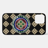 Coques Case-Mate iPhone 4e division d'infanterie (Verso (horizontal))