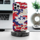 Coques Case-Mate iPhone 4th of July, Independence day, Camouflage Beige