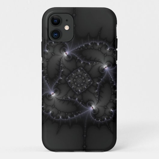Coques Case-Mate iPhone 50 Nuances De Gris - Art Fractal (Dos)