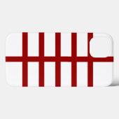 Coques Case-Mate iPhone 5 a bissecté les lignes rouges (Verso (horizontal))
