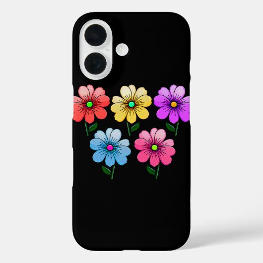 Coques Case-Mate iPhone 5 Fleurs de couleur (Verso)