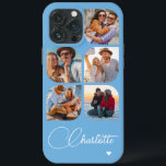Case-Mate iPhone Case 5 Photo Moderne tendance Simple Nom personnalisé s<br><div class="desc">5 Photo Moderne tendance Simple Coeur Personnalisé Nom iPhone Dossier téléphone comprend cinq de vos photos préférées avec votre nom personnalisé dans élégant script de calligraphie blanche accentué d'un coeur d'amour. Personnalisez en modifiant le texte dans la zone de texte fournie. Parfait pour l'anniversaire, Noël, Fête des Mères, baby showers,...</div>