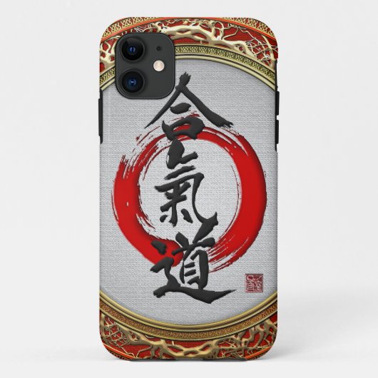 Coques Case-Mate iPhone [600] Calligraphie japonaise - Aikido (Dos)