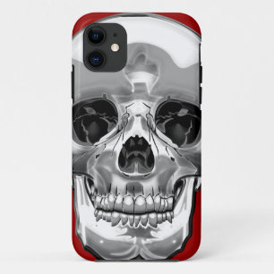 Coque Case-Mate Pour iPhone [600] Crâne humain argenté