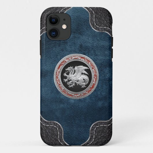 Coques Case-Mate iPhone [600] Dragon islandais, Landvæ ttir [Argent] (Dos)