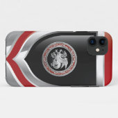 Coques Case-Mate iPhone [600] Dragon islandais, Landvæ ttir [Argent] (Dos (Horizontal))