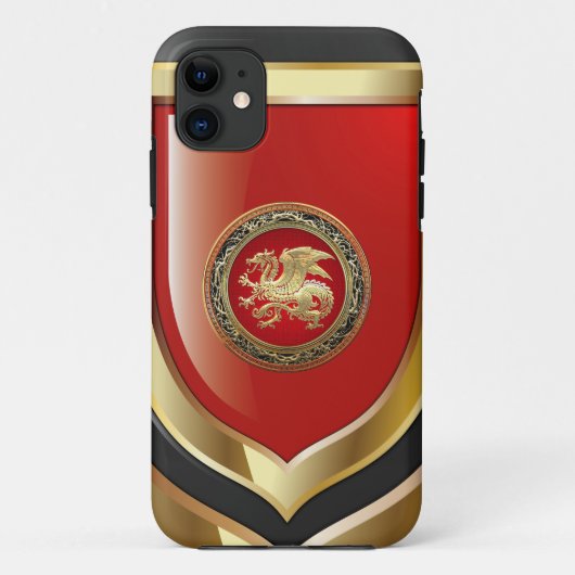Coques Case-Mate iPhone [600] Dragon islandais, Landvæ ttir [Or] (Dos)