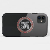 Coques Case-Mate iPhone [600] Lion assyrien ailli - Lamassu argenté (Dos (Horizontal))