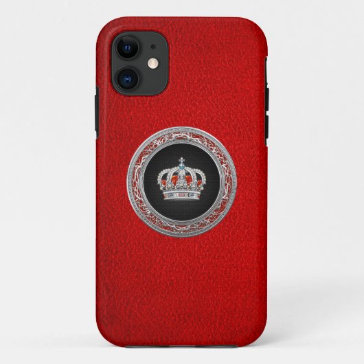 Coques Case-Mate iPhone [600] Prince-Princesse King-Queen Crown [Argent] (Dos)