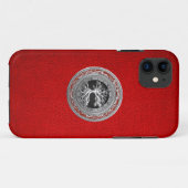 Coques Case-Mate iPhone [600] Treasure Trove : Celtic Tree of Life [Argent (Dos (Horizontal))