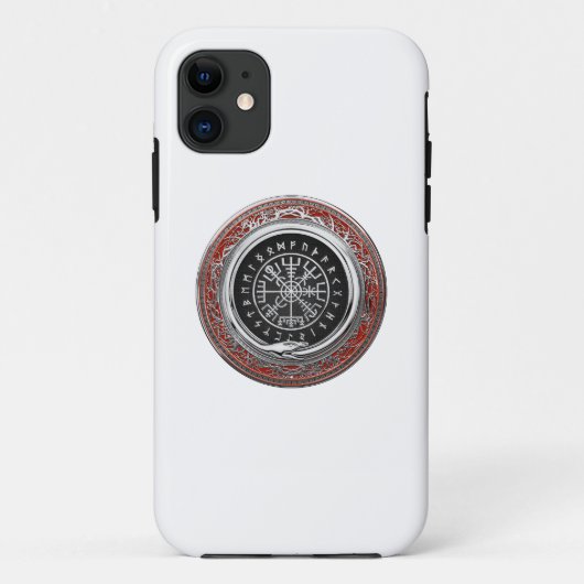Coques Case-Mate iPhone [600] Vegvisir - Viking Silver Magic Runic Compass (Dos)