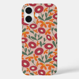 Coques iPhone 16 60s Retro Summer Pink