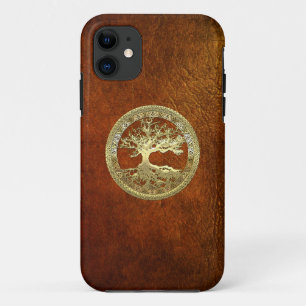 Coque Case-Mate Pour iPhone [68] Golden Celtic Tree of Life